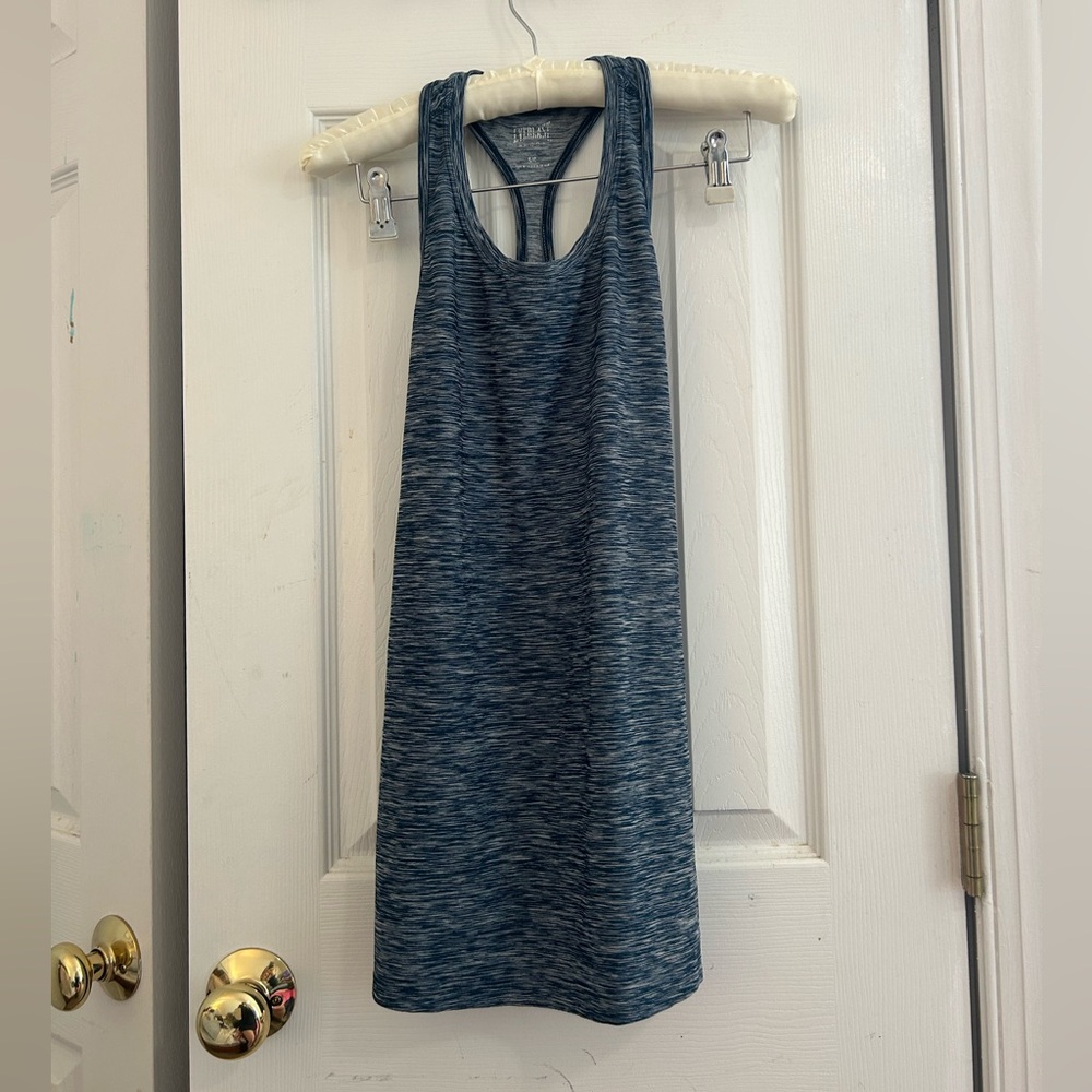 Everlast Blue Space-Dye Racerback Tank